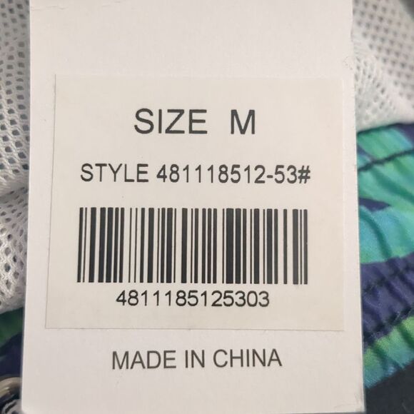 NWT Maamgic Swim Trunks Med Mesh Liner Drawstring, Elastic Waist - Picture 3 of 9